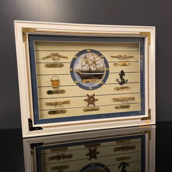 Декоративная рамка "Морские узлы"